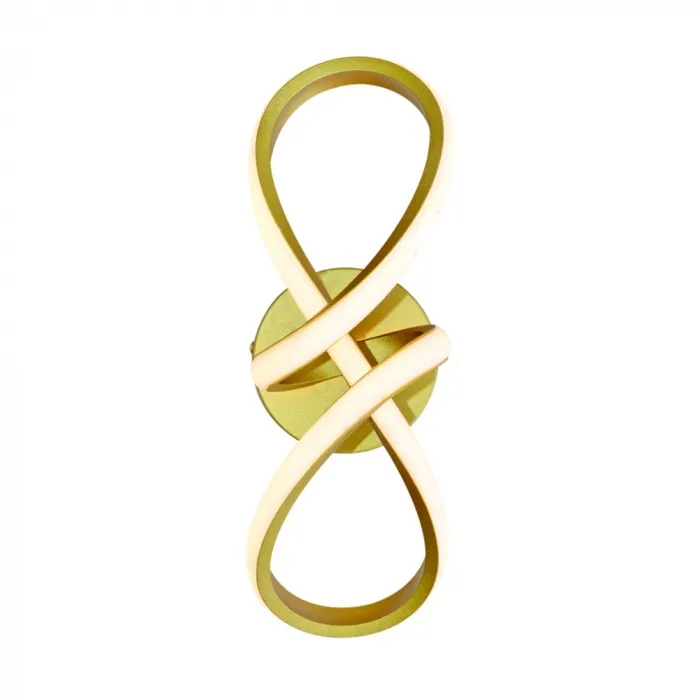 Arandela 32x14x11CM 20W 1500LM 3000K BIVOLT METAL DOURADO+SILICONE Sindora QB05411