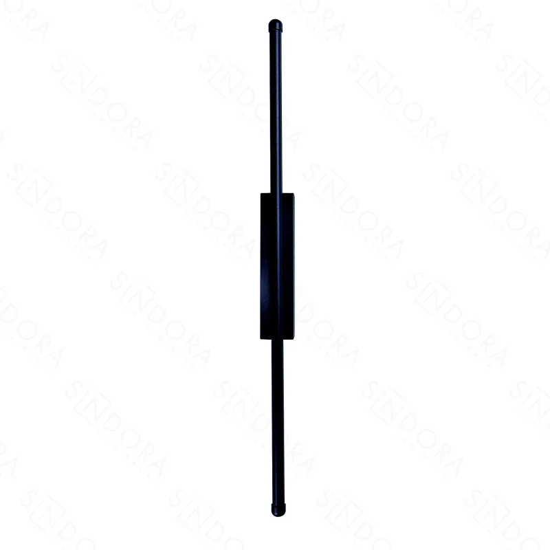 Arandela 80x5CM 16W 1200LM 3000K BIVOLT METAL PRETO+SILICONE Sindora QB05435