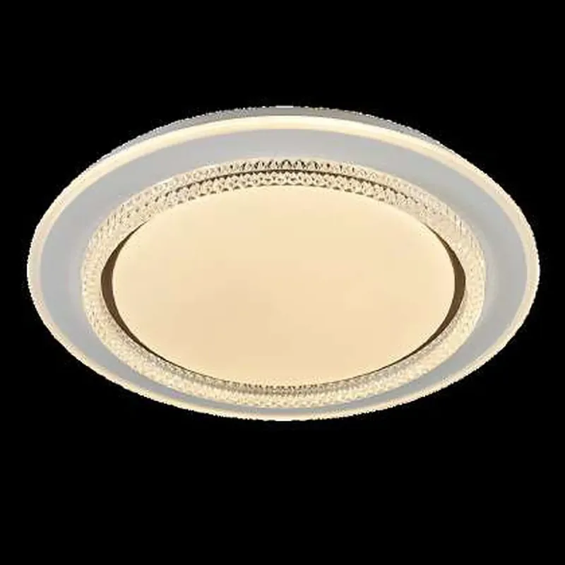 Plafon Ø50x7CM 45+45W 3000K 4500K 6000K 4500LM BIVOLT METAL BRANCO+ACRILICO CX:54x10x54CM 2,2KG Sindora DCX02331