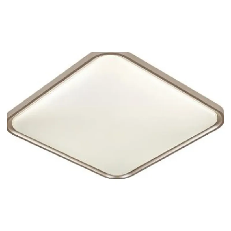 Plafon Ø51x51x5CM 45+45W 3000K 4500K 6500K 4500LM BIVOLT METAL DOURADO+ACRILICO CX:54x8x54CM 2KG Sindora DCX02335