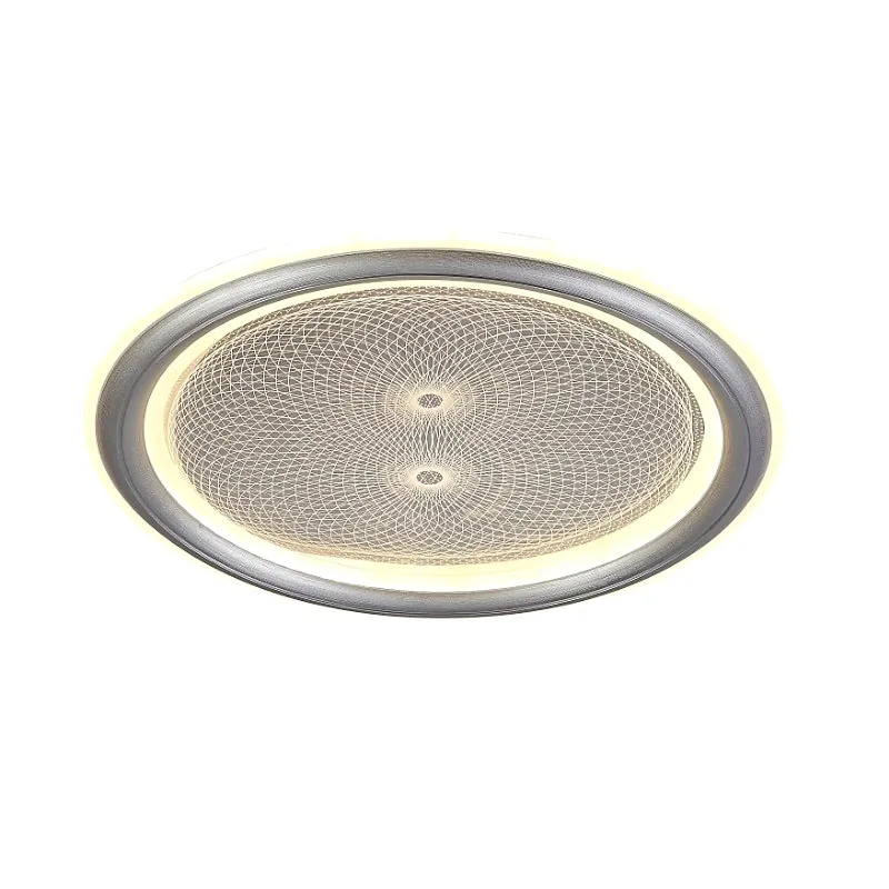 Plafon Ø30CM 22+22W 3000K 4500K 6000K 2200LM BIVOLT METAL BRANCO+ACRILICO CX:34x9,5x34CM 1,1KG Sindora DCX02340