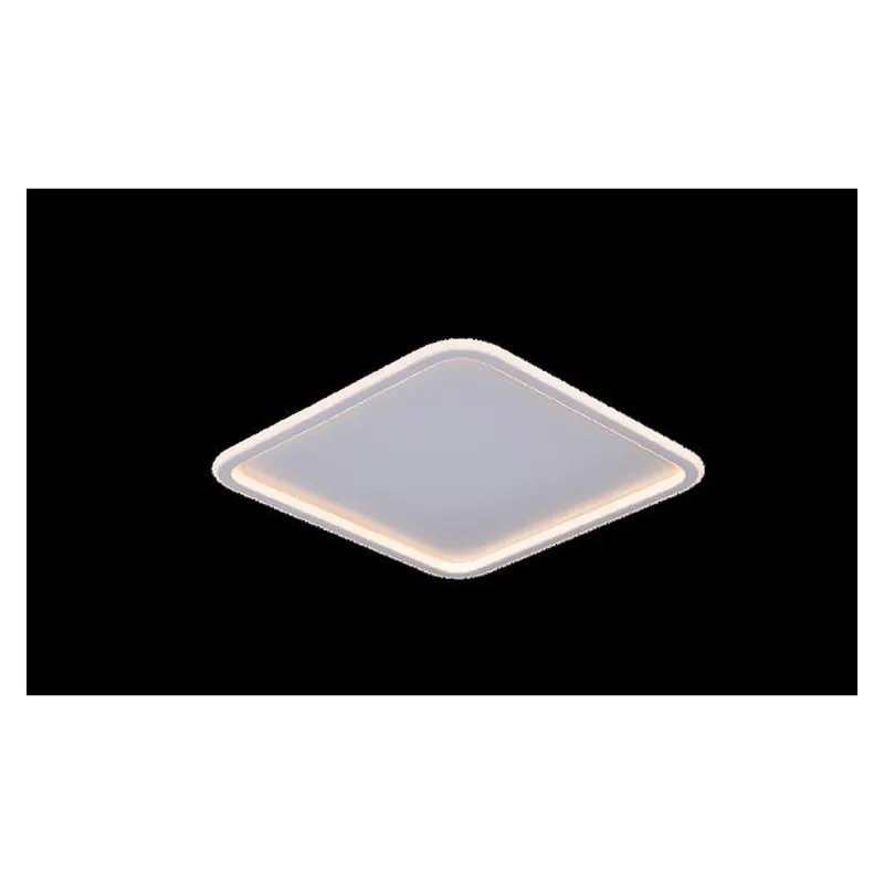 Plafon 40CM 58W 4350LM 3000K 6000K BIVOLT METAL BRANCO+SILICONE Sindora QX05606