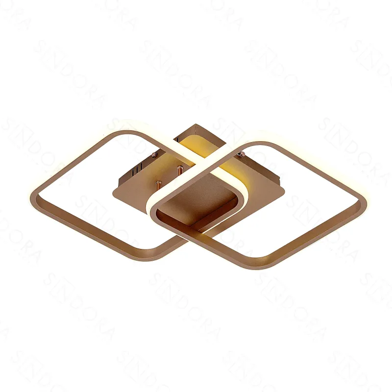 Plafon 39x39CM 42W 3150LM 3000K 6000K BIVOLT METAL DOURADO+SILICONE | CANOPLA:20x20x3,5CM CX MASTER:62x52,5x31,5CM 10,9KG (10 UN.) CX UN.:30x10x30CM 0,9KG Sindora QX05460