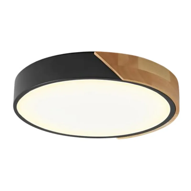 Plafon Ø51x5,5CM 45+45W 3000K 4500K 6500K 4500LM BIVOLT METAL PRETO+ACRILICO CX:52x6x52CM 2,1KG Sindora DCX02354