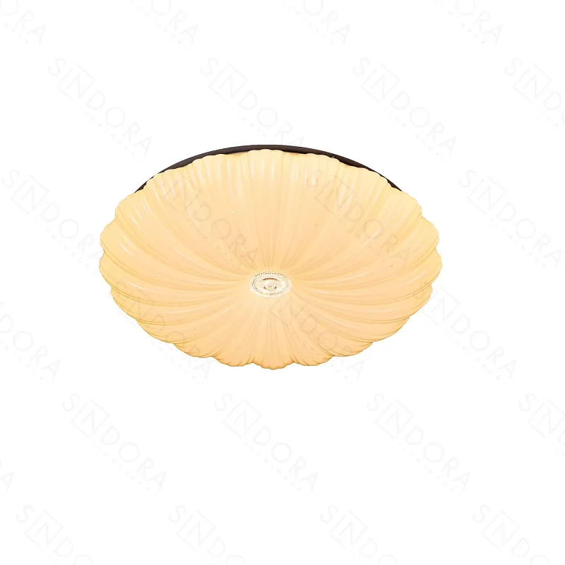 Plafon Ø38x7,5CM 24+24W 2400LM 3000K 4500K 6000K BIVOLT METAL BRANCO+ACRILICO Sindora DCX02357