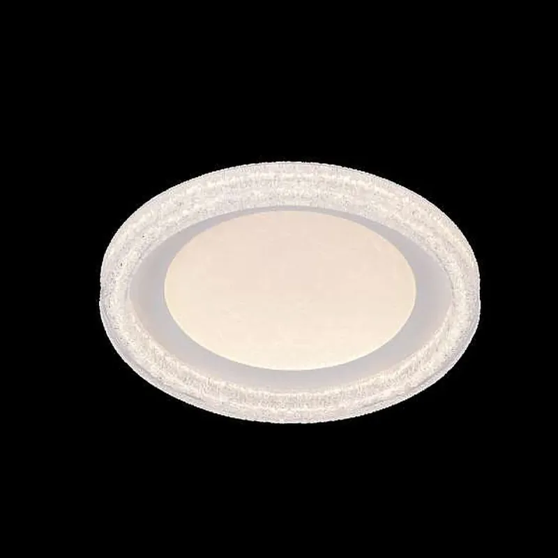 Plafon 40CM 40W 3000LM 3000K BIVOLT METAL BRANCO+ACRILICO CX:44x44x11CM 3,1KG Sindora QX05630