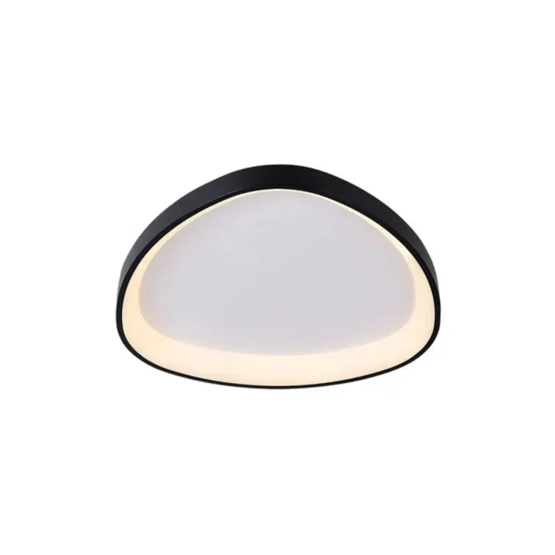 Plafon 42CM 54W 4050LM 3000K BIVOLT METAL PRETO+PLASTICO CX MASTER:78x44,5x44,5CM 11,5KG (10 UN.) PESO UN.:1,1KG Sindora QX05622