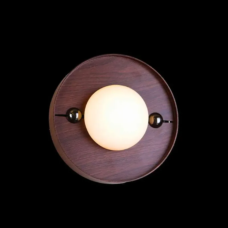 Arandela Ø20x3,5CM 5W 3000K LED 300LM BIVOLT METAL TABACO+ALABASTRO | CANOPLA:20CM CX:14x26x26CM 2KG Sindora DCB01058