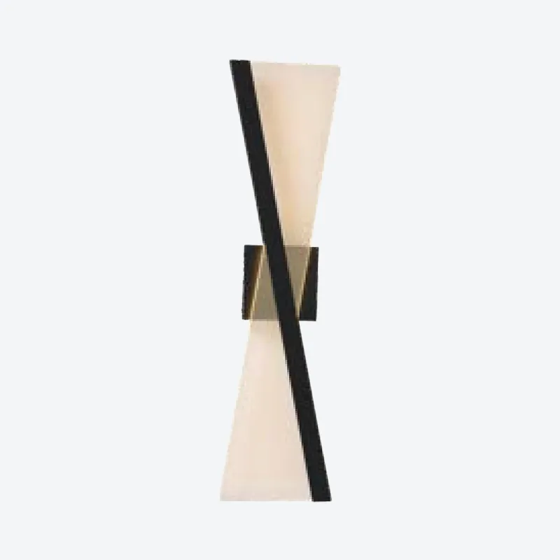 Arandela 10x60CM 10W 750LM 3000K BIVOLT METAL PRETO+ACRILICO | CANOPLA:12x12x3CM CX MASTER:52,5x35x65,5CM 10,5KG (10 UN.) CX UN.:25,5x6,5x24CM 1KG Sindora QB05229