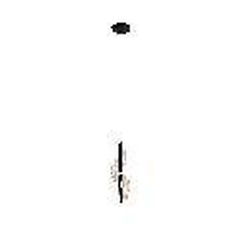 Pendente LED de Metal Preto e Acrílico 4W 3000K Bivolt 12x30cm - Sindora QD05235
