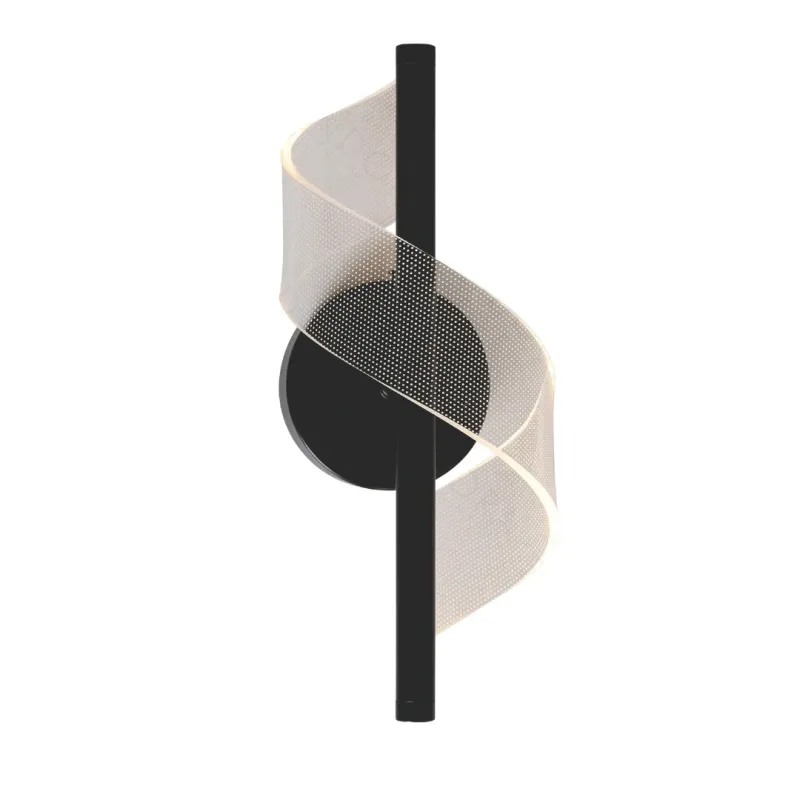 Arandela 12x30CM 4W 300LM 3000K BIVOLT METAL PRETO+ACRILICO | CANOPLA:10x2,5CM CX MASTER:67,5x27,5x33,5CM 5,4KG (10 UN.) CX UN.:13x13x32CM 0,5KG Sindora QB05237