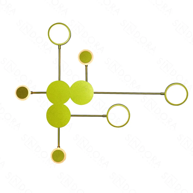 Arandela 99x81x10CM 36W 2700LM 3000K BIVOLT METAL DOURADO+SILICONE Sindora QB05443