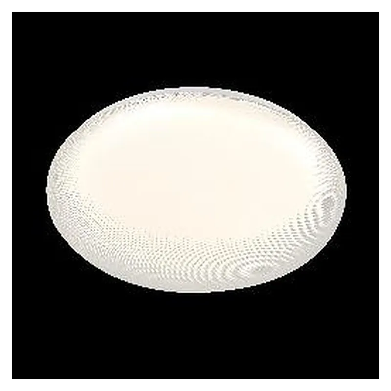 Plafon Ø40CM 28+28W 2800LM 3000K 4500K 6500K BIVOLT METAL BRANCO+ACRILICO Sindora DCX02374