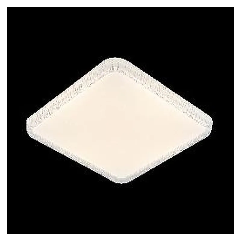 Plafon Ø50CM 45+45W 4500LM 3000K 4500K 6500K BIVOLT METAL BRANCO+ACRILICO Sindora DCX02379