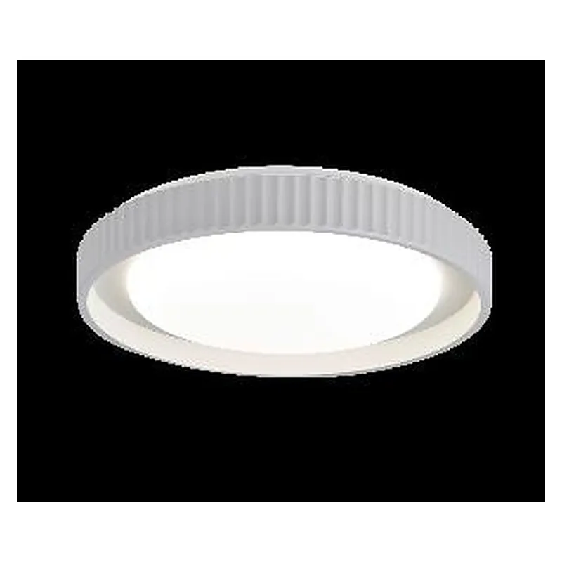 Plafon Ø50CM 45+45W 4500LM 3000K 4500K 6500K BIVOLT METAL BRANCO+ACRILICO Sindora DCX02380