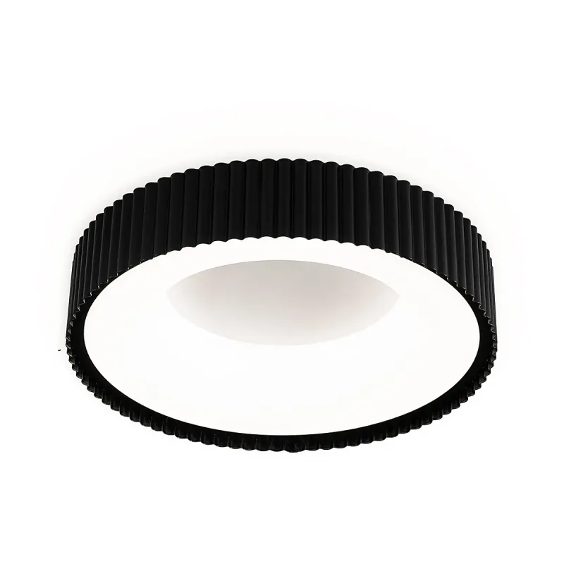Plafon Ø40CM 32+32W 3200LM 3000K 4500K 6500K BIVOLT METAL PRETO+ACRILICO Sindora DCX02391