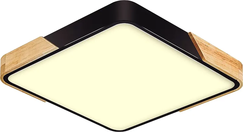 Plafon Ø41CM 36+36W 3600LM 3000K 4500K 6500K BIVOLT METAL PRETO+ACRILICO Sindora DCX02399