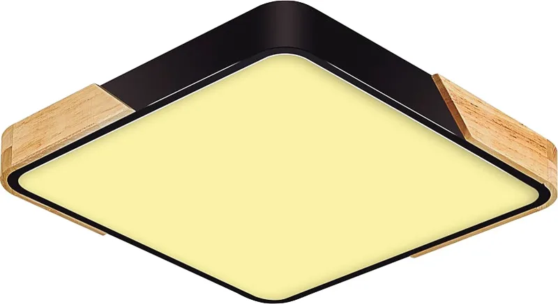 Plafon Ø51CM 45+45W 4500LM 3000K 4500K 6500K BIVOLT METAL PRETO+ACRILICO Sindora DCX02400
