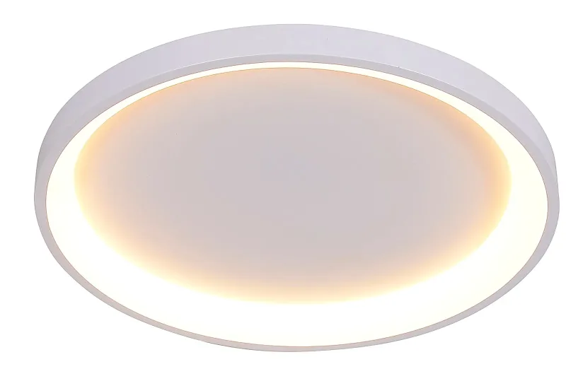Plafon 38CM 48W 3600LM 3000K BIVOLT METAL BRANCO+PLASTICO CX MASTER:99x42,5x42,5CM 21,5KG (10 UN.) PESO UN.:2,1KG Sindora QX05636
