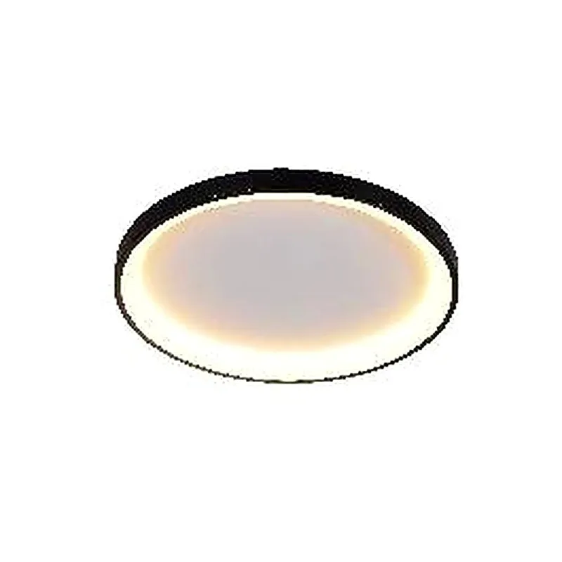 Plafon 48CM 60W 4500LM 3000K BIVOLT METAL PRETO+PLASTICO CX MASTER:99x52,5x52,5CM 25,7KG (10 UN.) PESO UN.:2,5KG Sindora QX05638