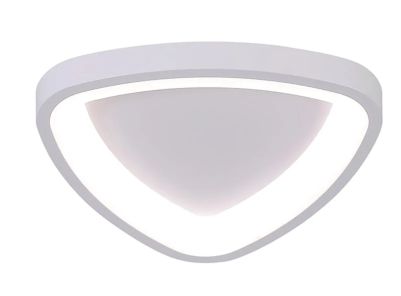Plafon Ø51x7CM 25+25W 2500LM 3000K 4500K 6500K BIVOLT METAL BRANCO+ACRILICO Sindora DCX02994