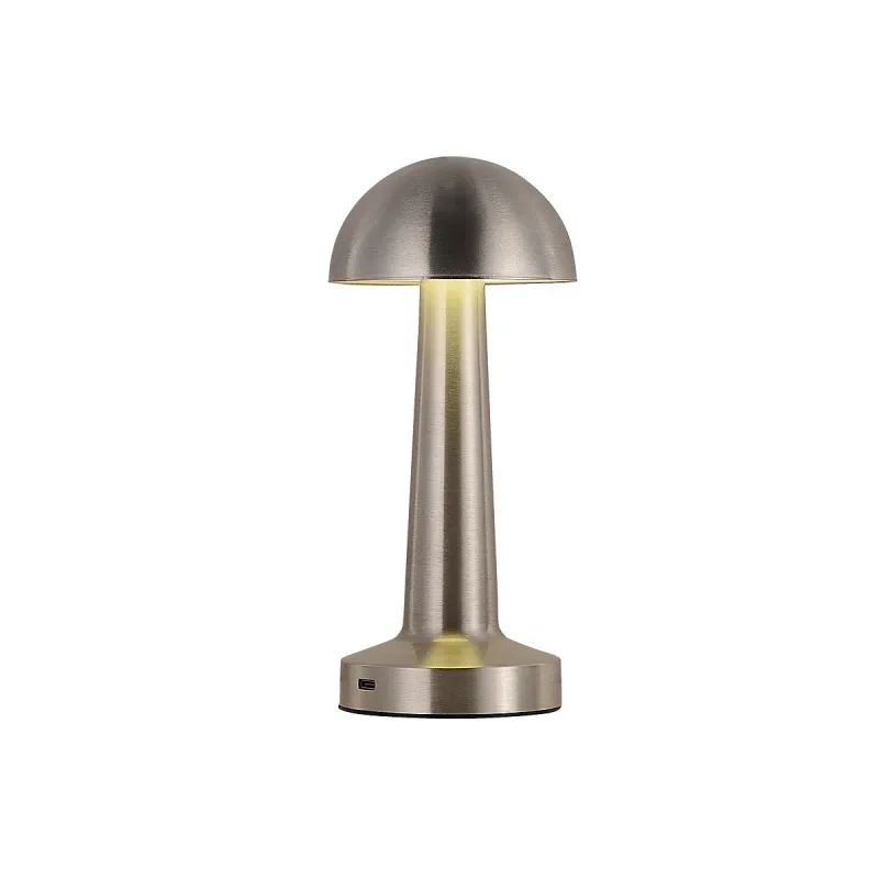 Luminária de Mesa LED de Metal Cromado e Acrílico 2W 3 Temperaturas (3000K/4500K/6500K) Bivolt 21x9cm - Sindora DCT02984