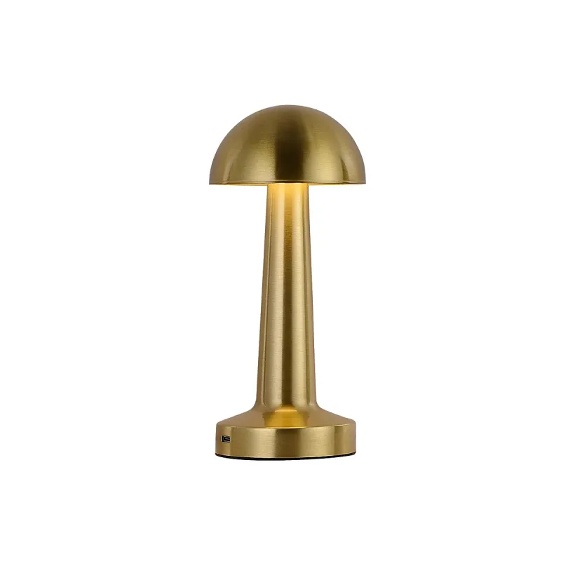 Luminária de Mesa LED de Metal Bronze e Acrílico 2W 3 Temperaturas (3000K/4500K/6500K) Bivolt 21x9cm - Sindora DCT02985