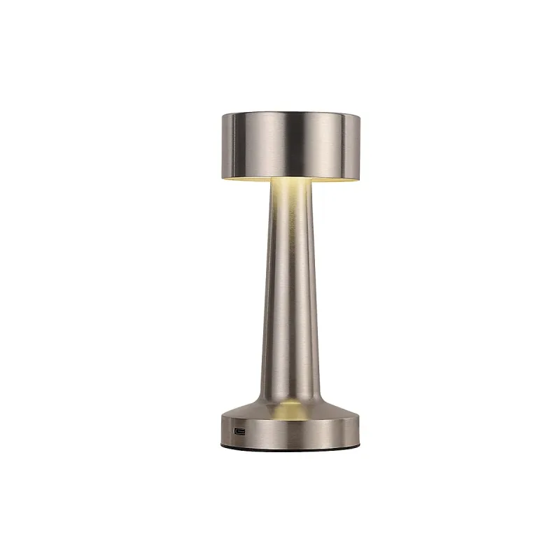 Luminária de Mesa LED de Metal Cromado e Acrílico 2W 3 Temperaturas (3000K/4500K/6500K) Bivolt 21x9cm - Sindora DCT02986