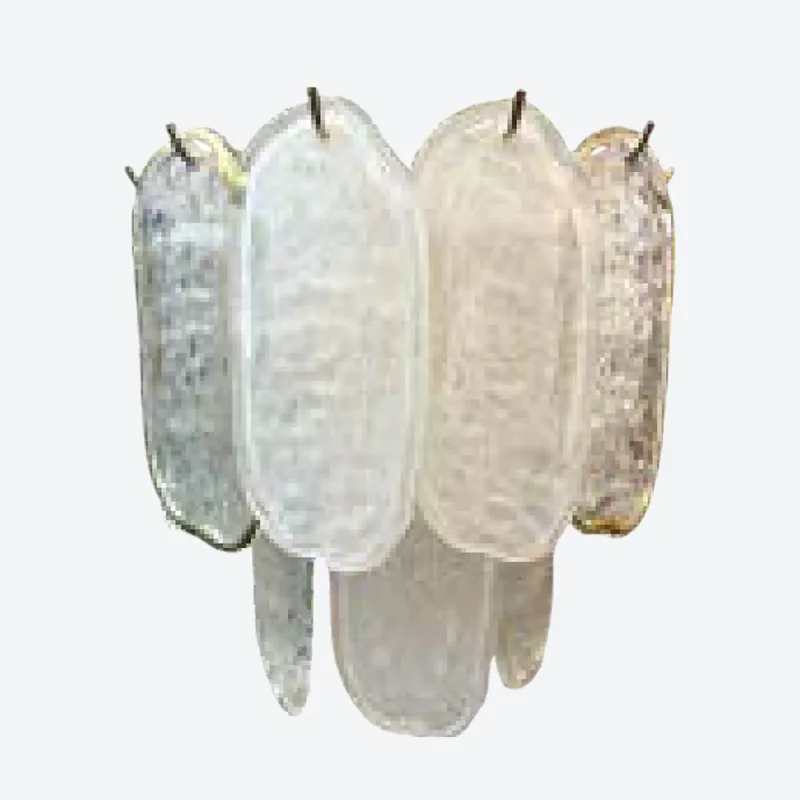 Arandela Ø30CM E14x2 METAL DOURADO+CRISTAL TRANSPARENTE Sindora DCB02704