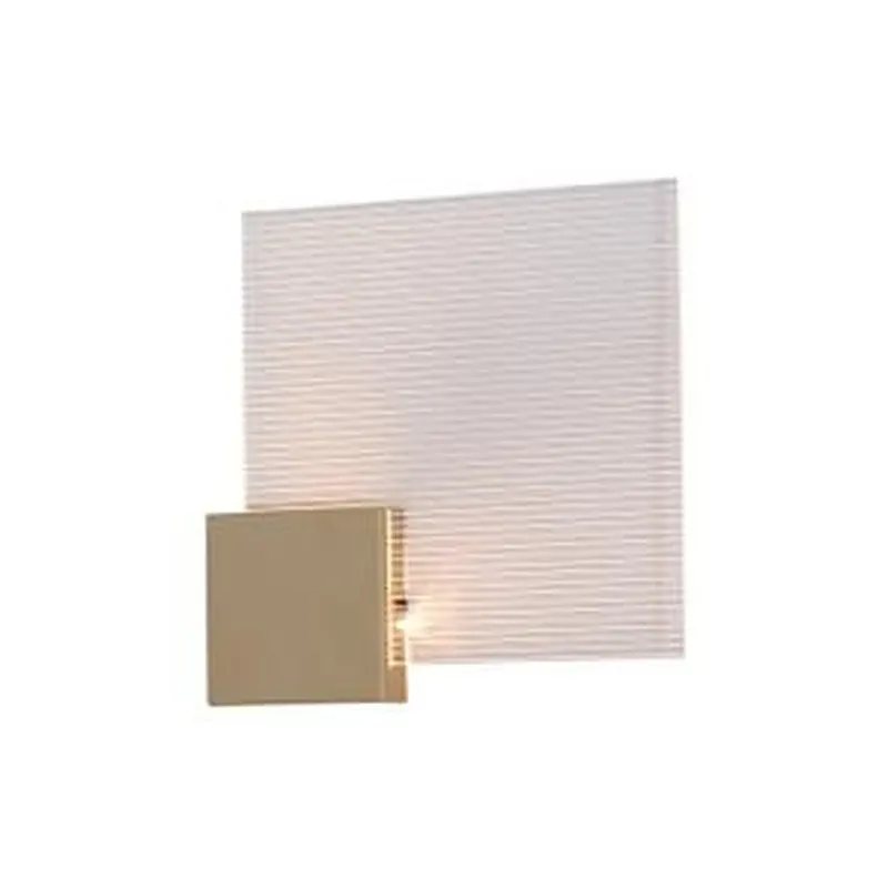 Arandela Ø27x27CM 6W 3000K 600LM BIVOLT METAL DOURADO+ACRILICO Sindora DCB015106