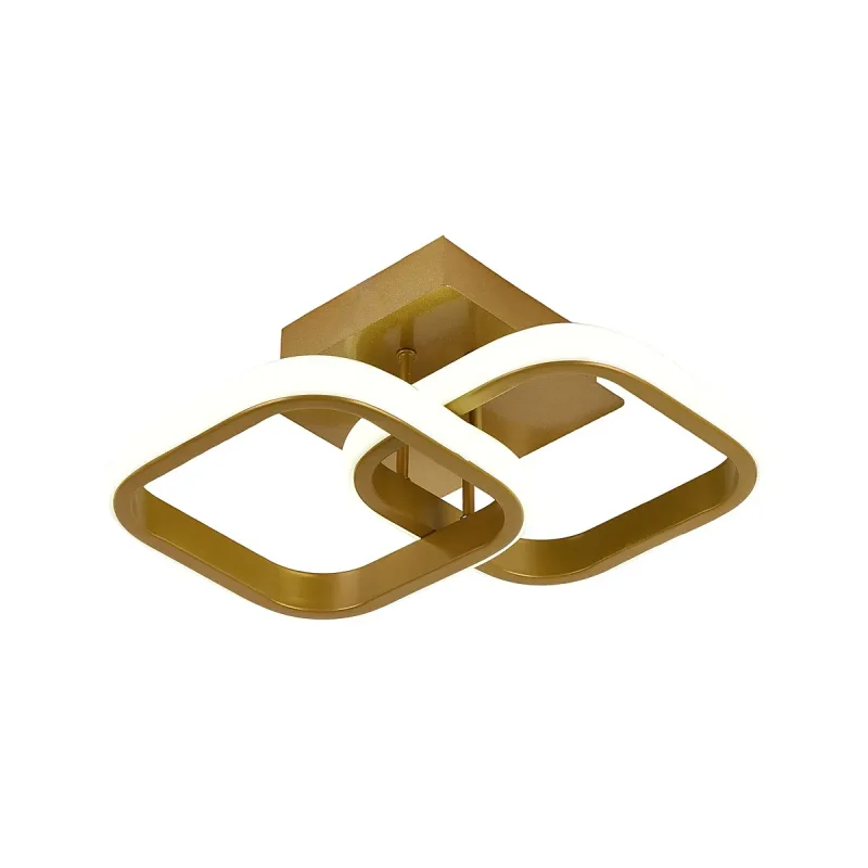Plafon Ø28CM 24W 576LM 3000K 4500K 6500K BIVOLT METAL DOURADO+SILICONE | CANOPLA:15x3,5CM CX MASTER:62,5x57,5x42,5CM 17KG (20 UN.) CX UN.:30x19,5x10,5CM 0,8KG Sindora FD16013