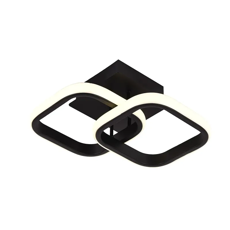 Plafon Ø28CM 24W 576LM 3000K 4500K 6500K BIVOLT METAL PRETO+SILICONE | CANOPLA:15x3,5CM CX MASTER:62,5x57,5x42,5CM 17KG (20 UN.) CX UN.:30x19,5x10,5CM 0,8KG Sindora FD16014
