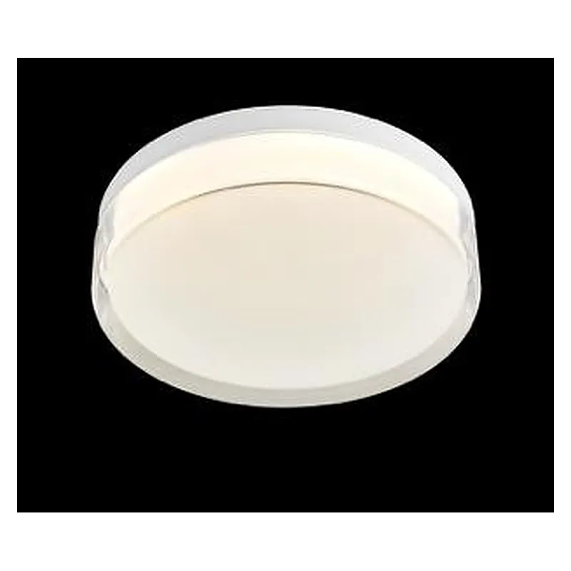 Plafon Ø38x7CM 28+28W 2800LM 3000K 4500K 6500K BIVOLT METAL BRANCO+ACRILICO Sindora DCX023102
