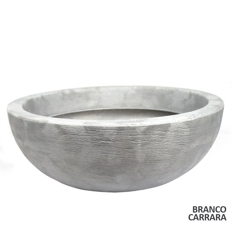 Bacia Riscatto Polietileno Mini Branco Carrara Vouga