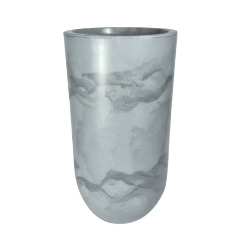 Vaso Sintra Branco Carrara Vasos Vogue N° 02