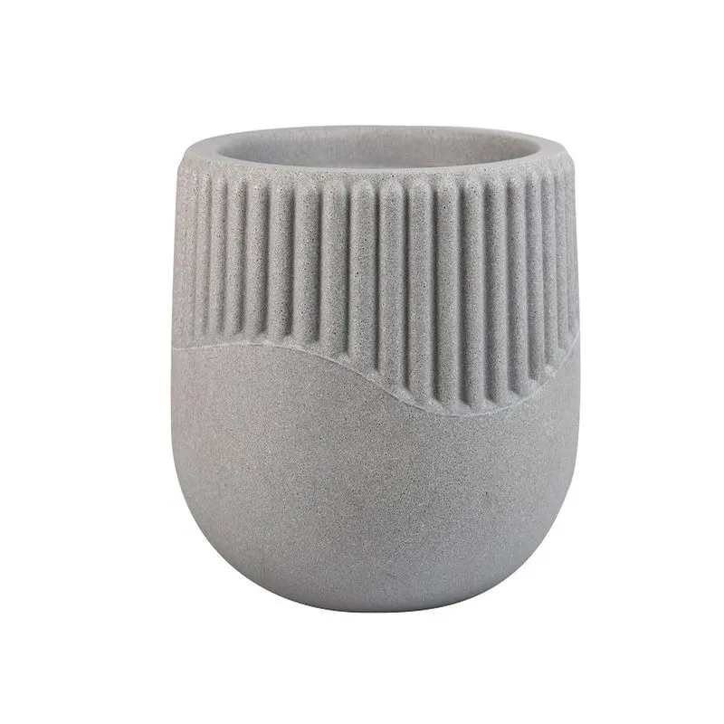 Vaso Lisboa Polietileno N0 Cor Branco Carrara Vouga
