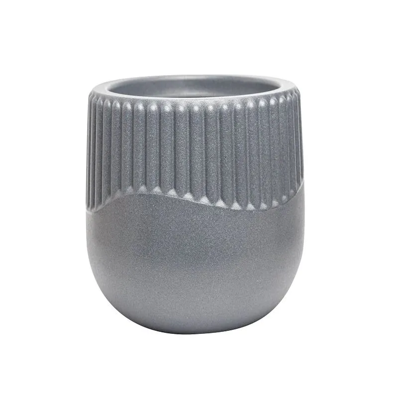Vaso Lisboa Polietileno N1 Cor Chumbo Vouga