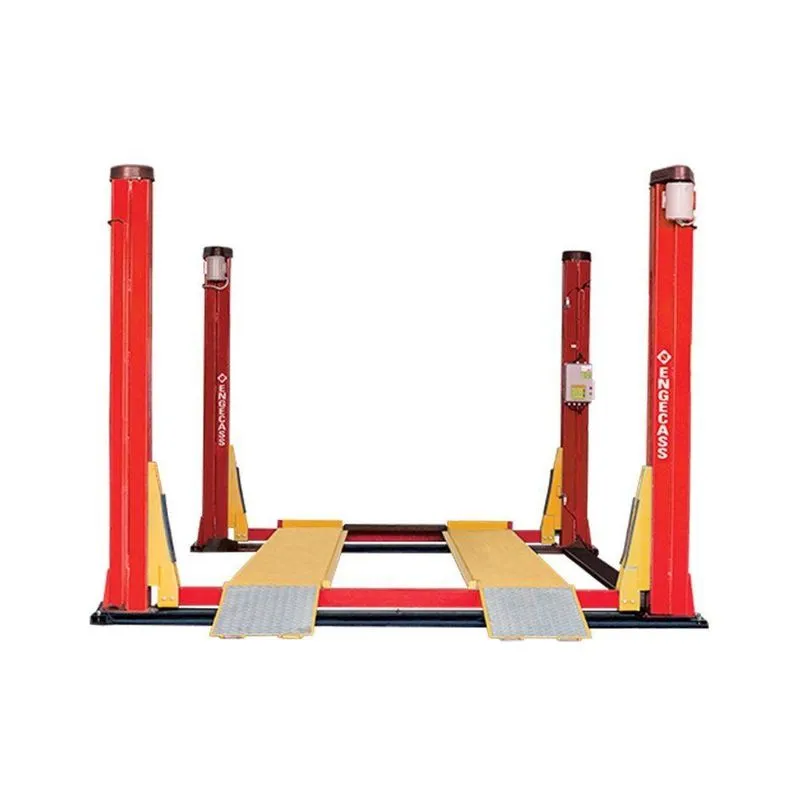 Elevador Automotivo Trifásico 4000kg Engecass Rampa Ec4000