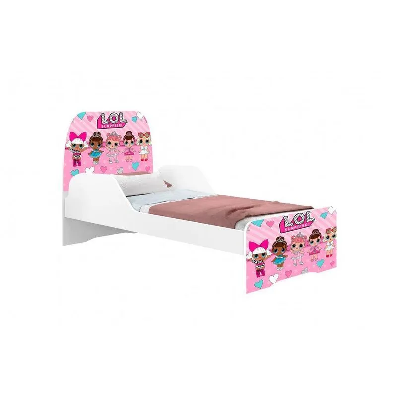 Cama Infantil Para Criança Lol Cor Branco