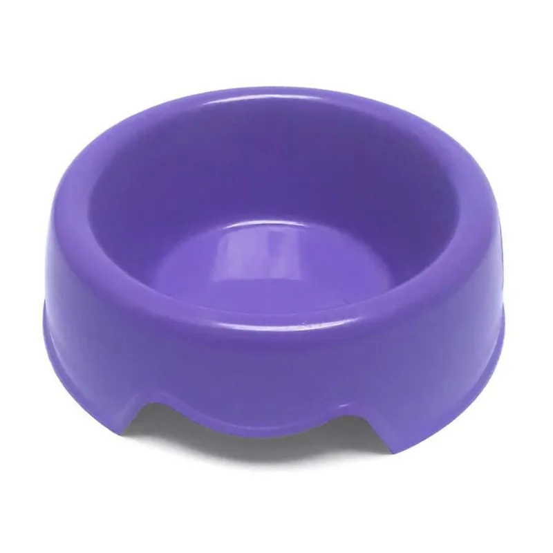 Comedouro de Plástico para Cães São Benedito Pet Lilás - Tamanho 1
