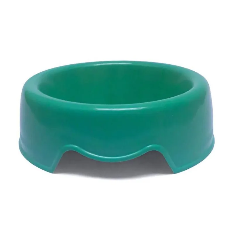 Comedouro de Plástico para Cães São Benedito Pet Verde - Tamanho 2