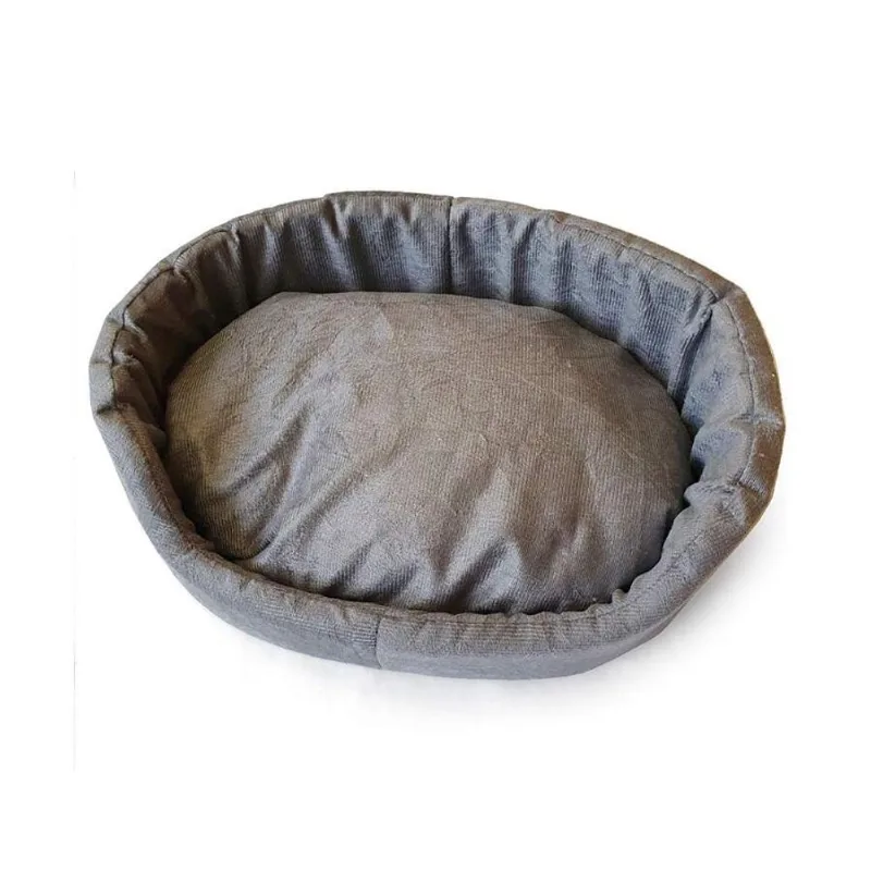 Cama São Benedito Pet Europa Luxo Sued Cinza Para Cães - Tamanho 4