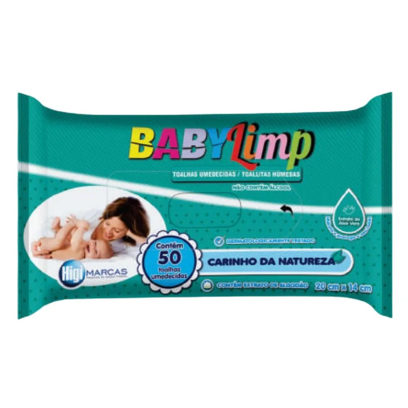 Lenco Umed Baby Limp Carinho Da Nat C/50