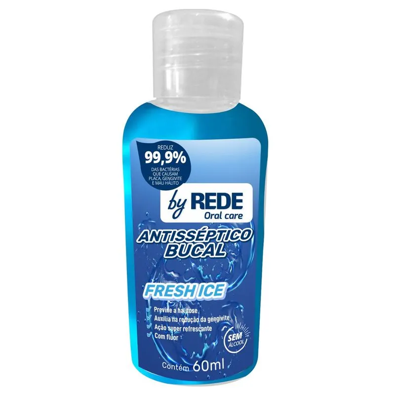 Antisséptico Bucal By REDE Fresh Ice 60ml
