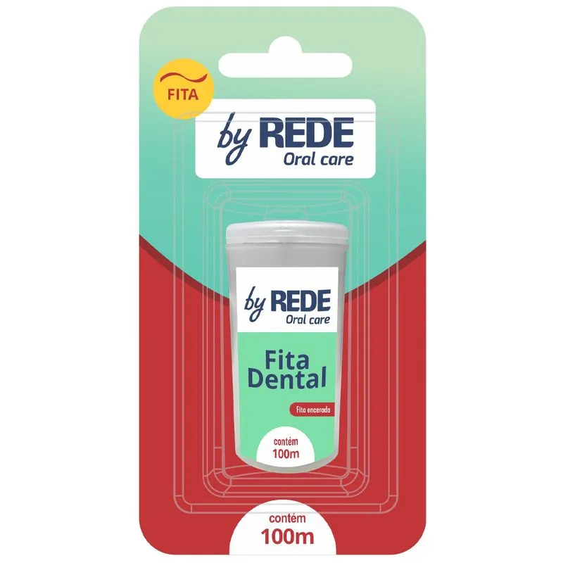 Fita Dental By REDE Oral Care Encerada 100m