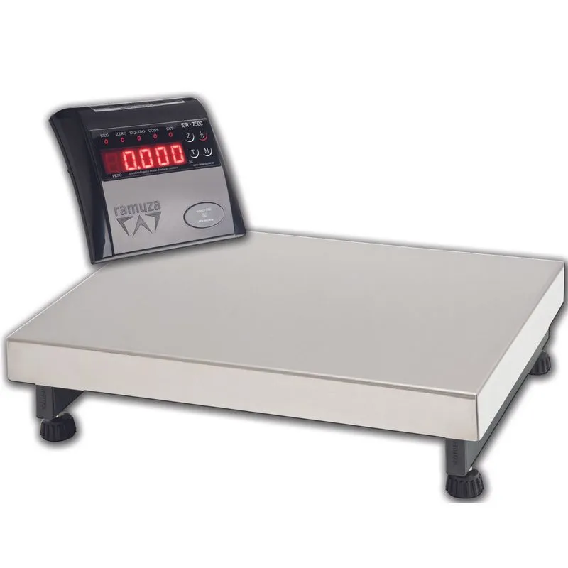 Balança Industrial Digital Ramuza 300kg Plat 50x50 Garantia