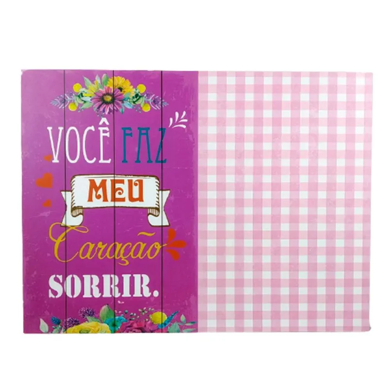 Quadro Decorativo em Mdf Modelos Sortidos 30x40cm Interponte