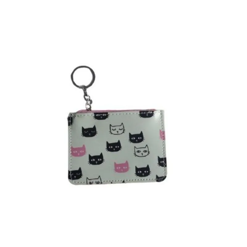Porta Cartão Chaveiro Gatinho