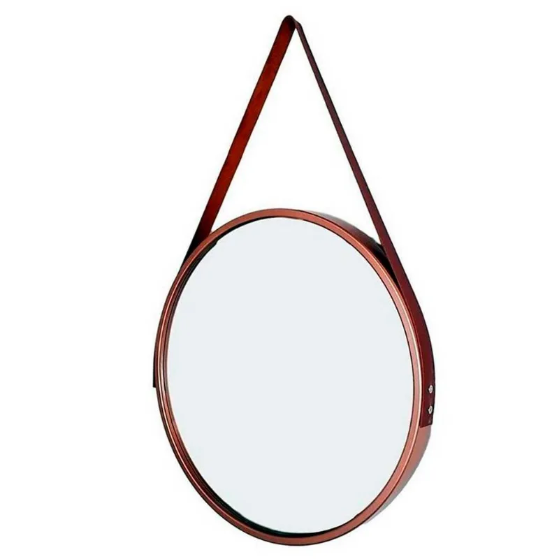 Espelho C/ Alça 53cm Inter Ponte - Rose