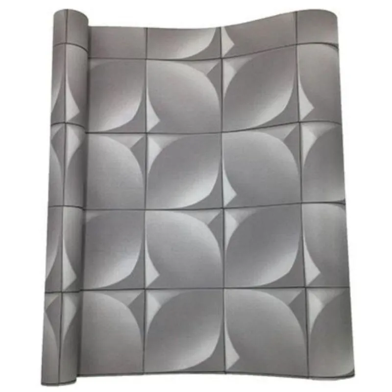 1 Rolo Com Adesivo Decorativo Estilo Ladrilho De (45cm X 500cm)